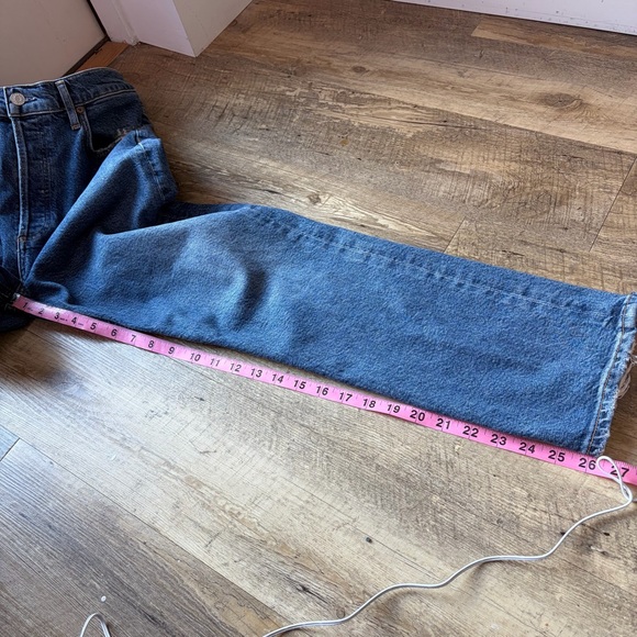 Agolde Riley High Rise Straight Crop Jeans - Picture 7 of 12